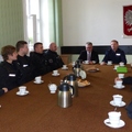 Spotkanie burmistrza  Darłowa z policjantami