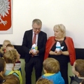 Przedszkolaki ze świąteczną wizytą u burmistrza