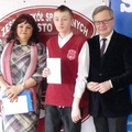  Burmistrz Darłowa wręczył uczniom w Darłówku  56 stypendiów za dobre wyniki w nauce